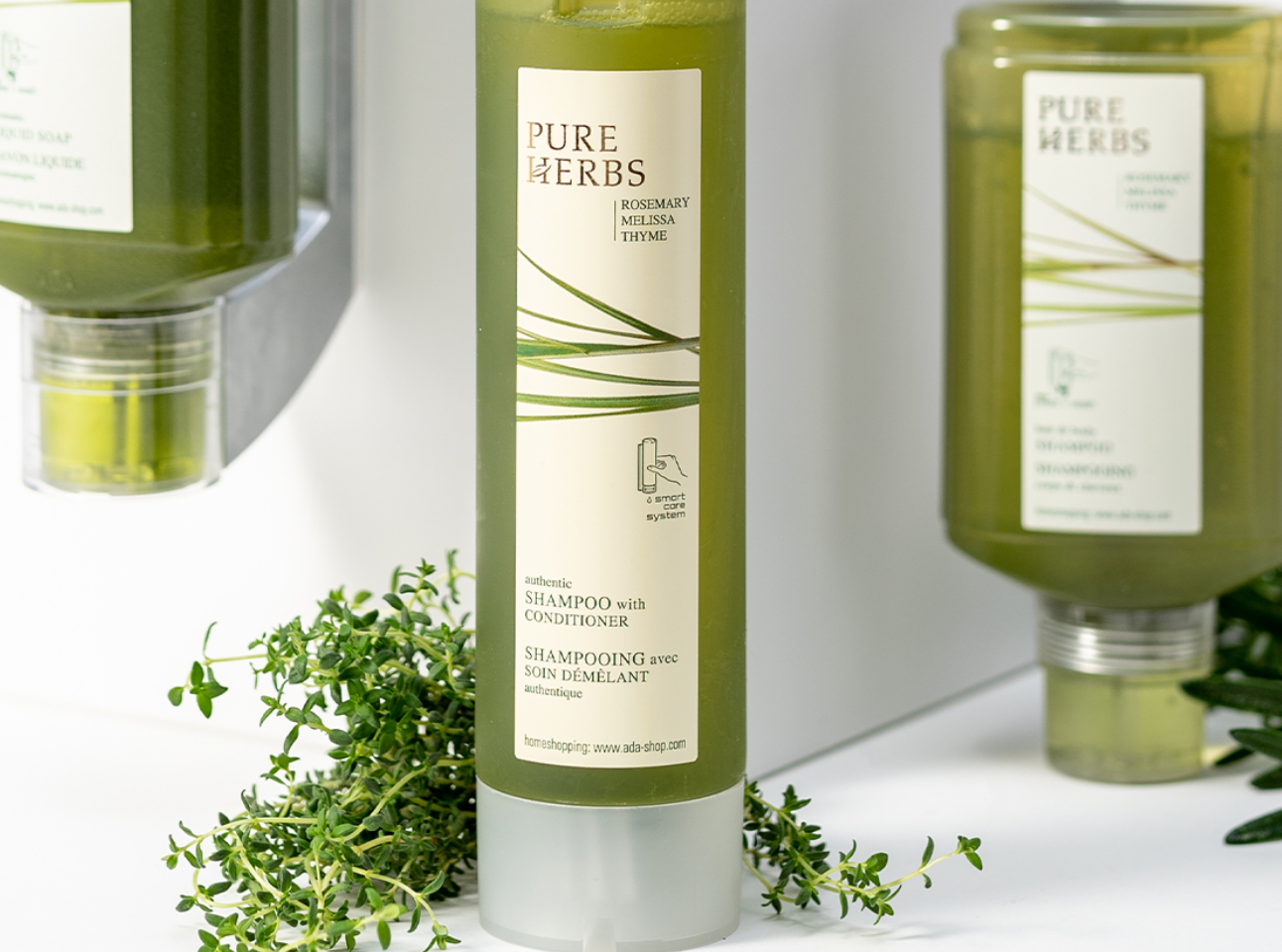 Pure Herbs Haar & Körper Shampoo - smart care, 300 ml